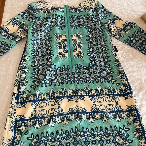 Teal short dress - Picture 5 of 7